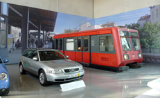 City rail simulator German Museum - Transport Centre